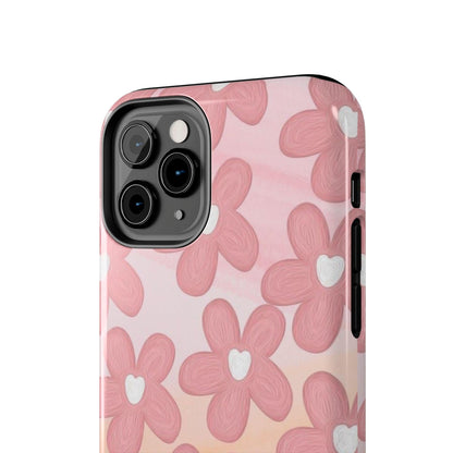 The Floral Hues Tough iPhone Cases