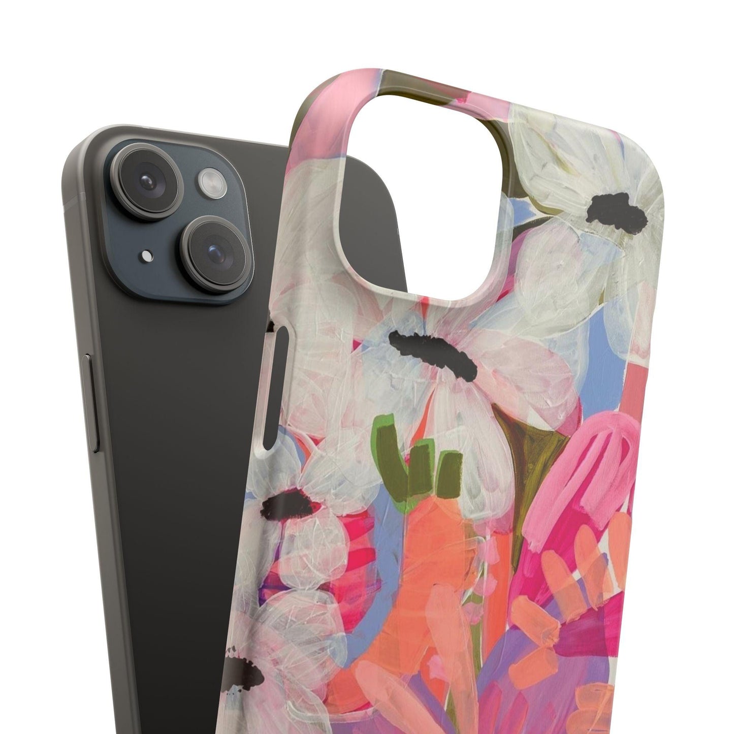 Blossoming Grace Floral Snap iPhone Cases