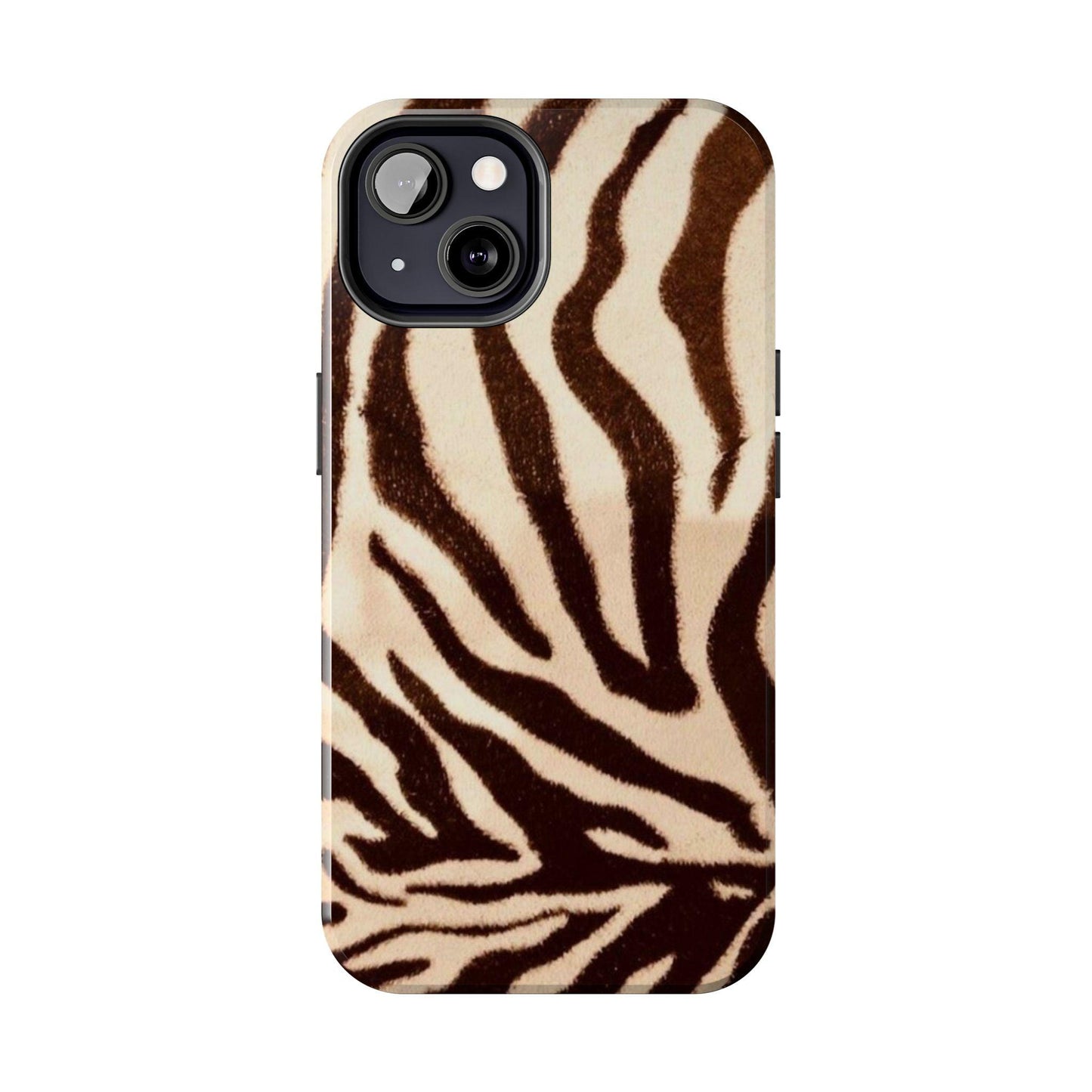 Taupe Twilights Stripe Tough iPhone Cases