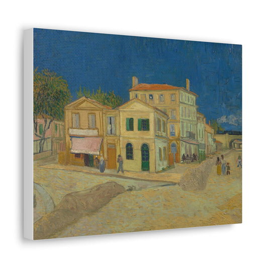 The Yellow House by Vincent Van Gogh - Canvas Gallery Wraps