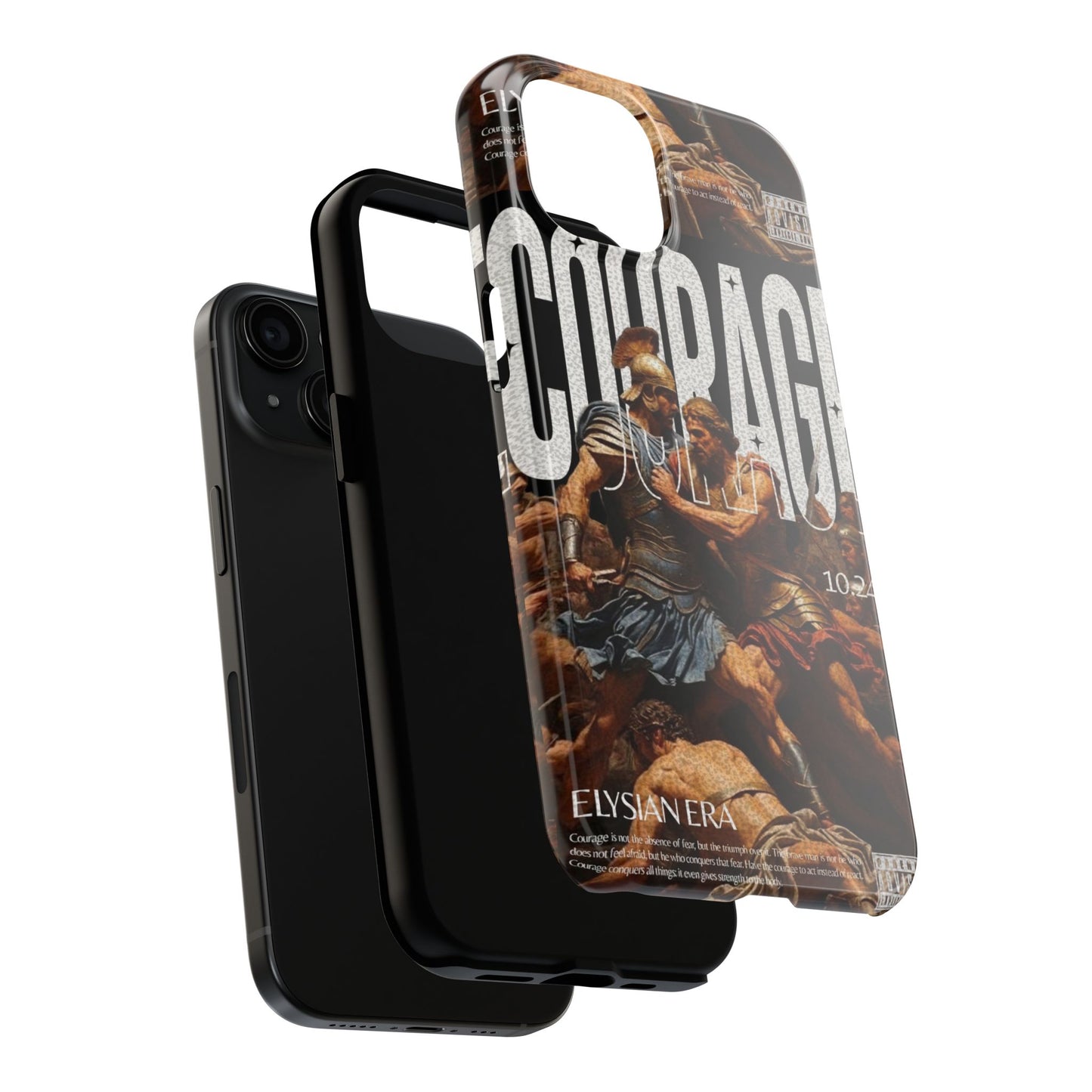 Courage Battle Scene iPhone Cases