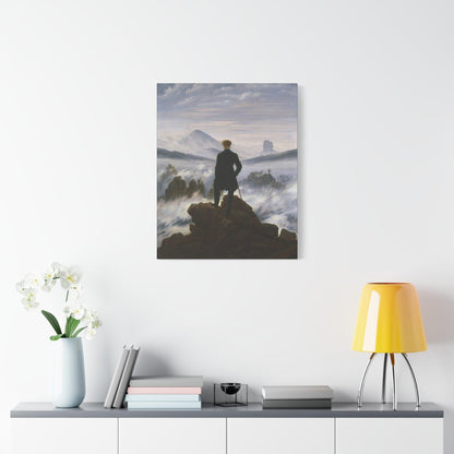 Wanderer above the Sea of Fog by Caspar David Friedrich - Matte Canvas, Stretched, 1.25"