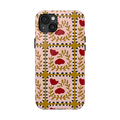 Floral Quirkiness Designer Tough iPhone Cases