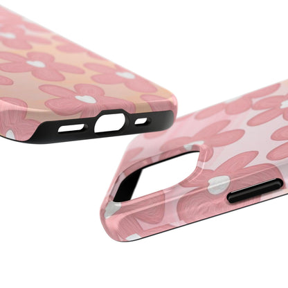 The Floral Hues Tough iPhone Cases