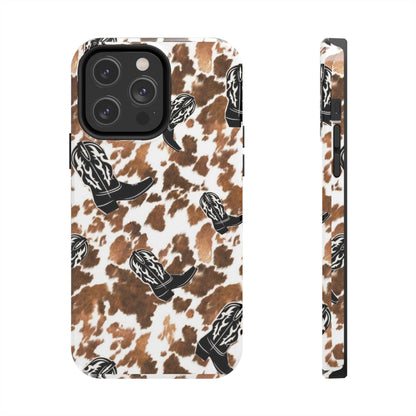 Moo & Boots Mania Tough iPhone Cases