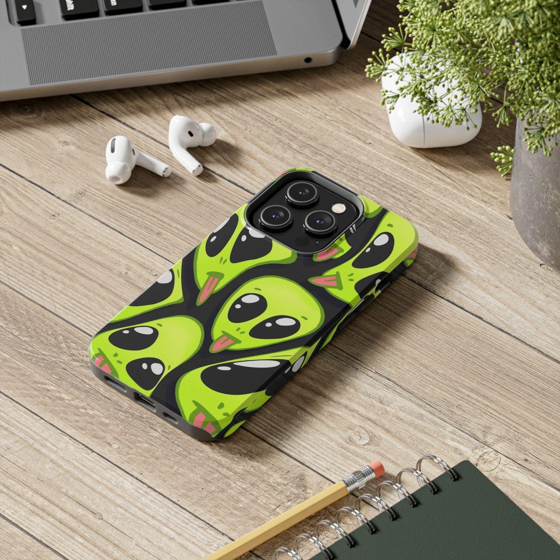 Alien Frenzy Tough iPhone Cases - SmartHomeGoodies