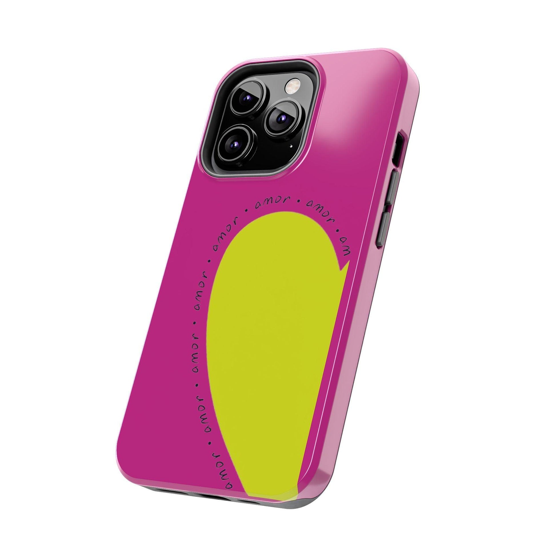 Amor Neon Heart Tough iPhone Cases - SmartHomeGoodies