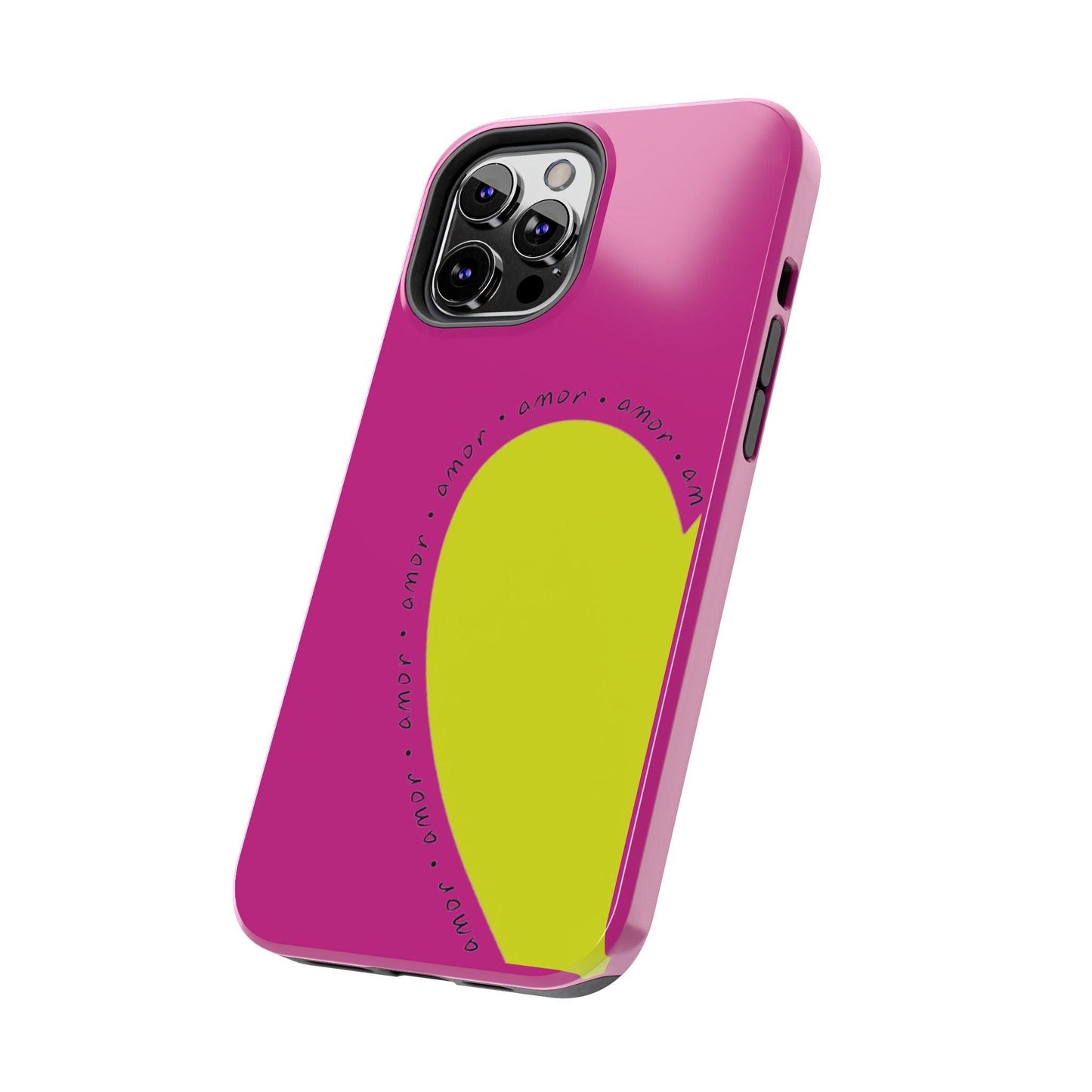 Amor Neon Heart Tough iPhone Cases - SmartHomeGoodies