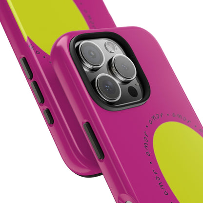 Amor Neon Heart Tough iPhone Cases - SmartHomeGoodies
