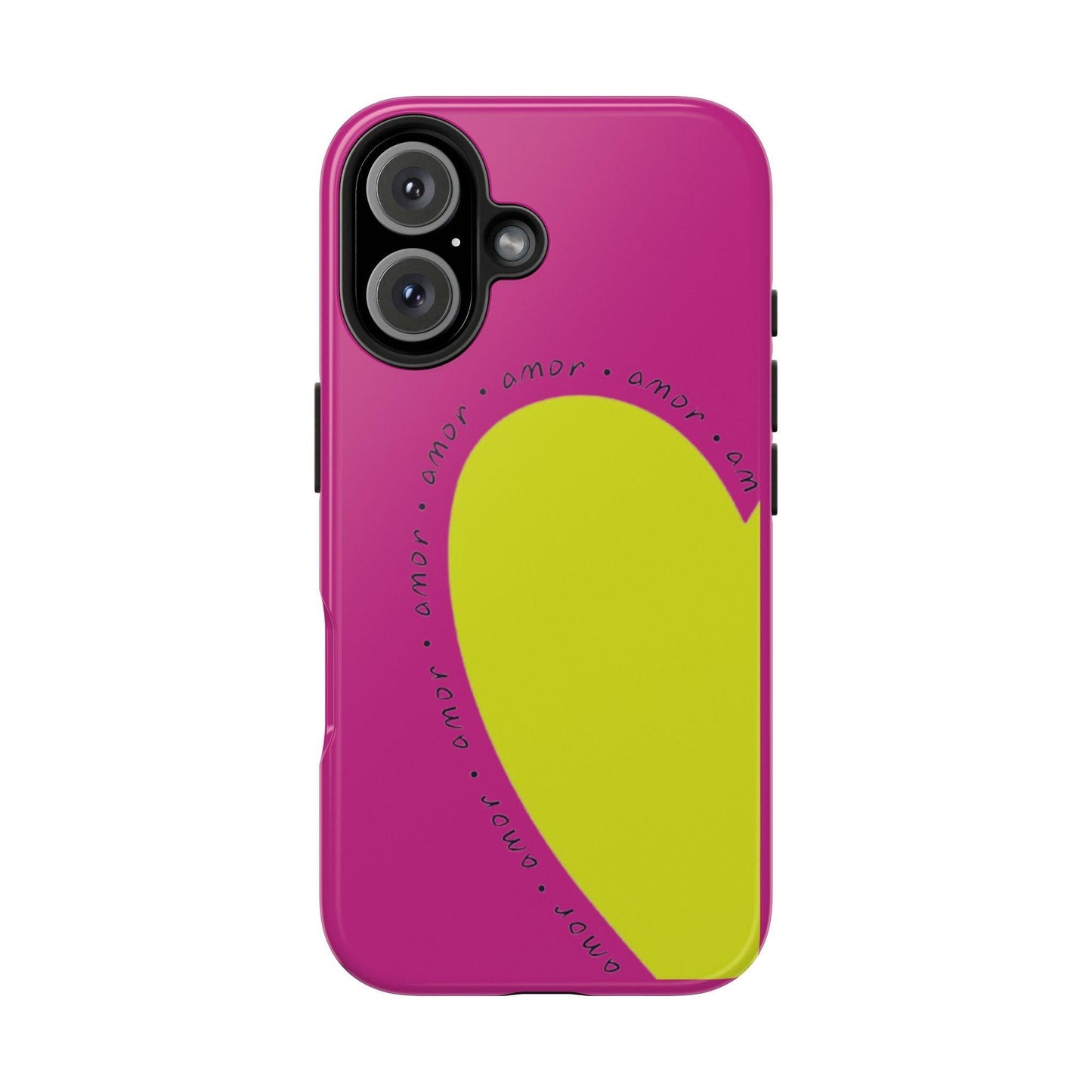 Amor Neon Heart Tough iPhone Cases - SmartHomeGoodies
