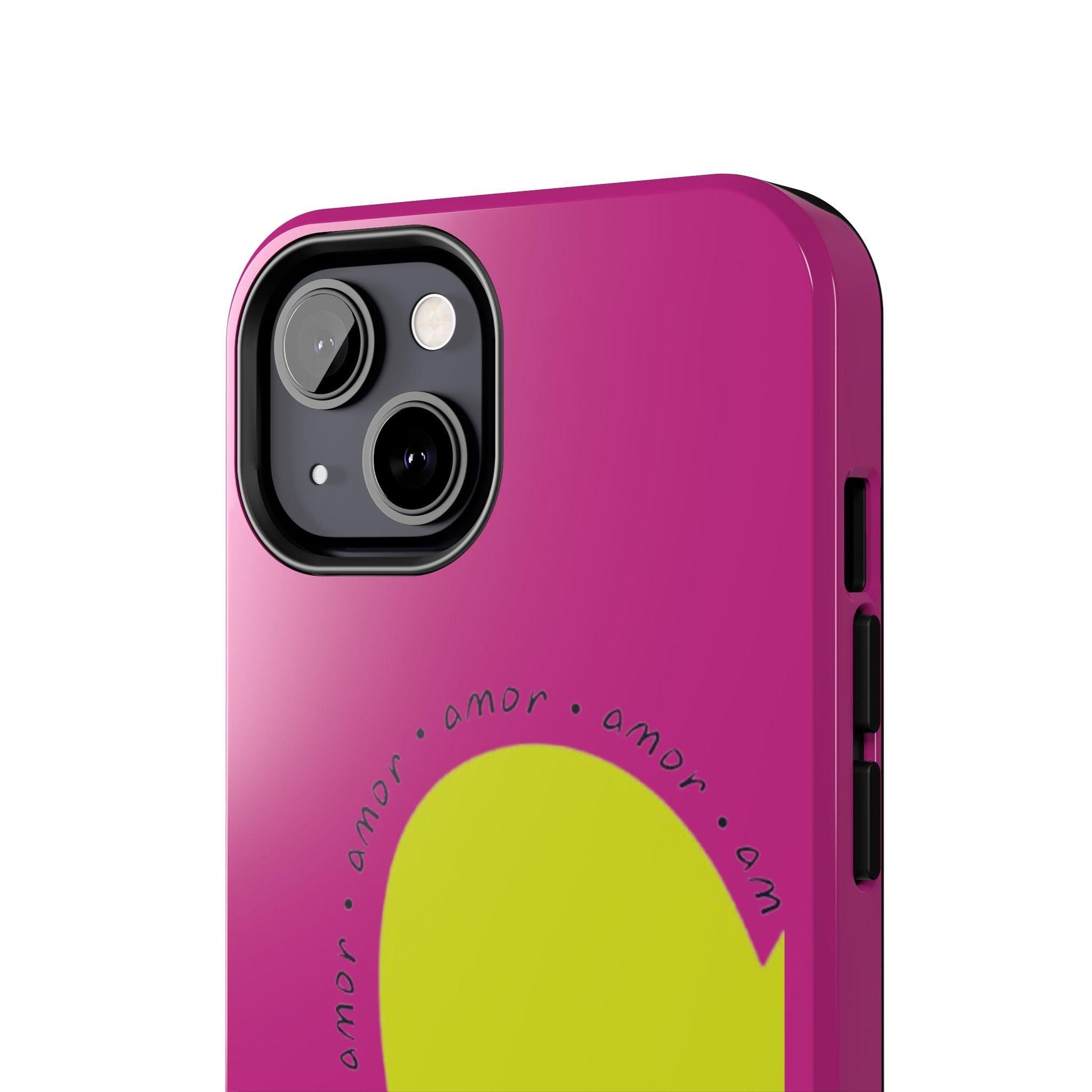 Amor Neon Heart Tough iPhone Cases - SmartHomeGoodies