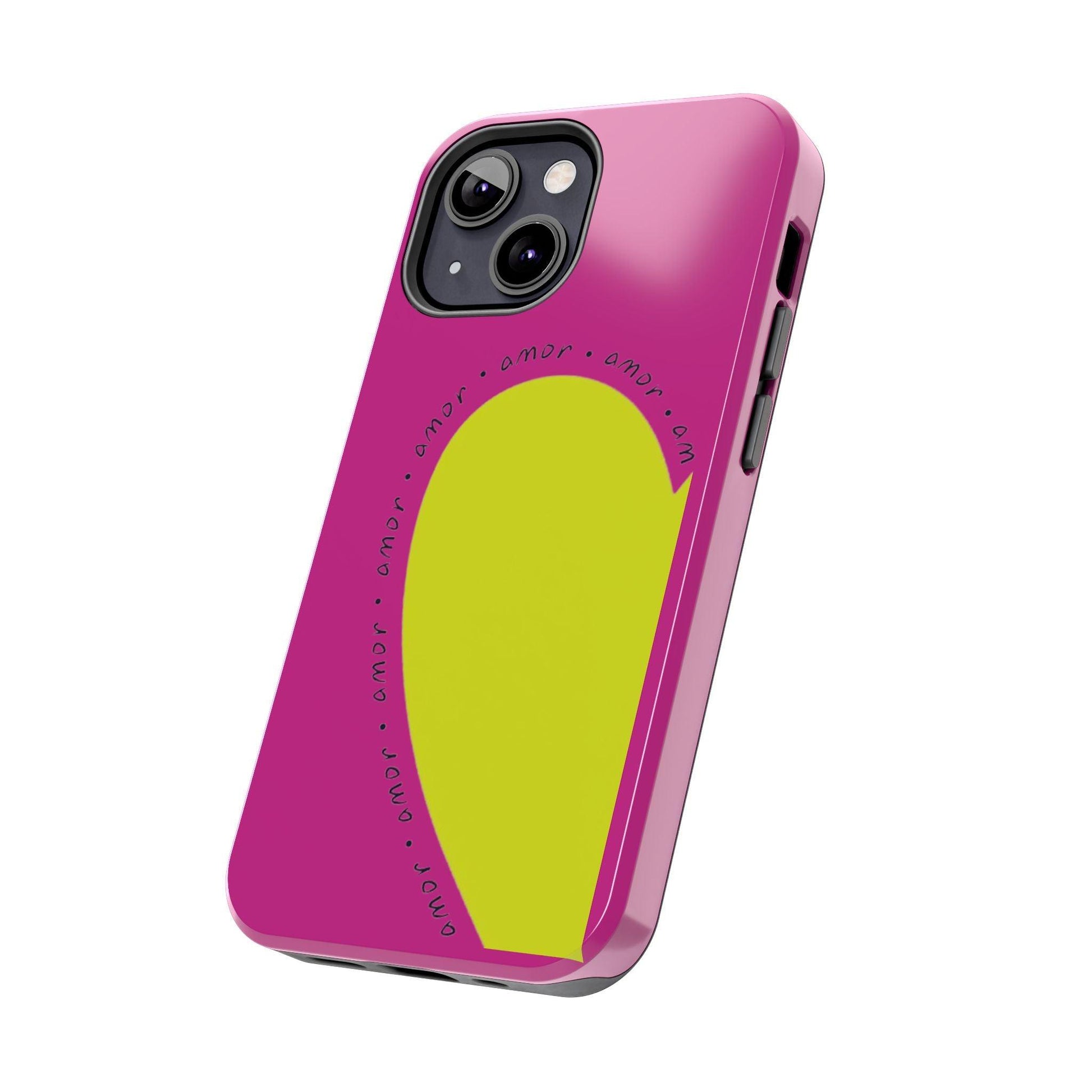 Amor Neon Heart Tough iPhone Cases - SmartHomeGoodies