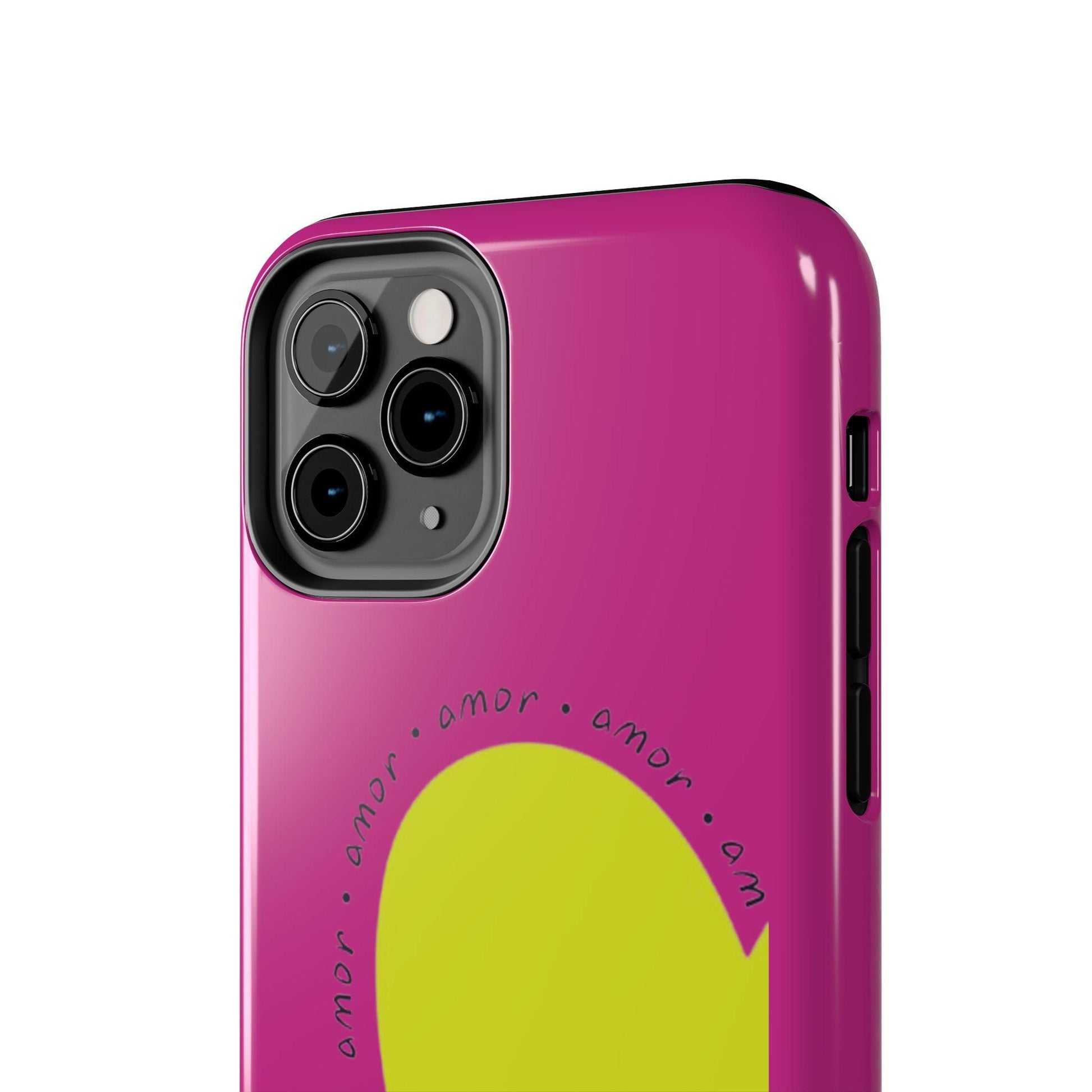 Amor Neon Heart Tough iPhone Cases - SmartHomeGoodies