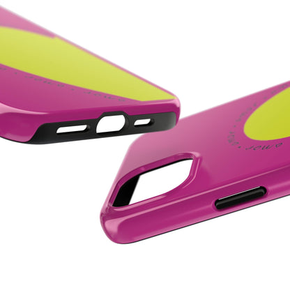 Amor Neon Heart Tough iPhone Cases - SmartHomeGoodies