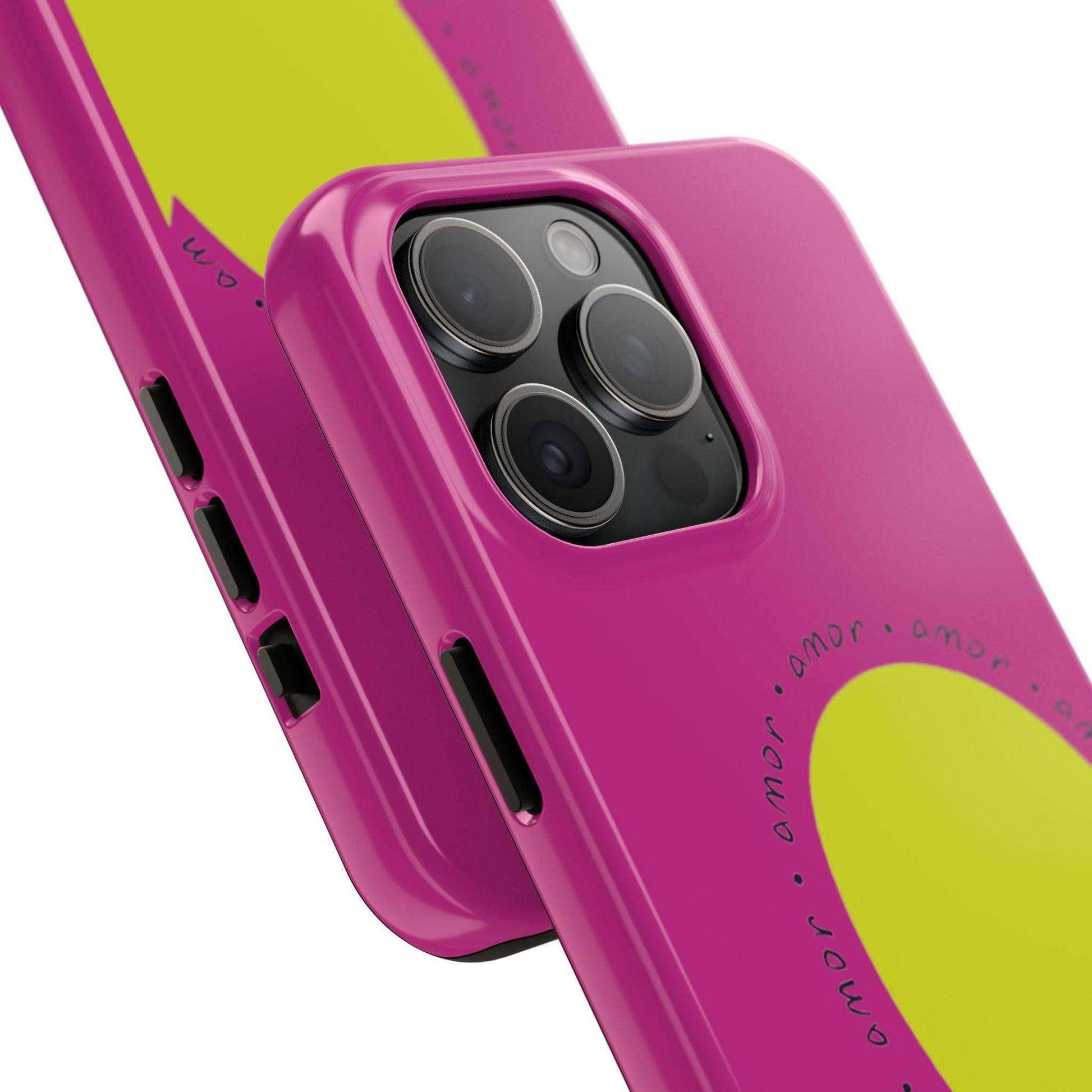 Amor Neon Heart Tough iPhone Cases - SmartHomeGoodies