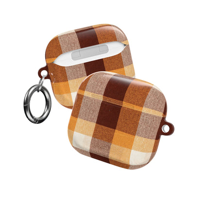 Autumn Grid AirPod Cases - SmartHomeGoodies