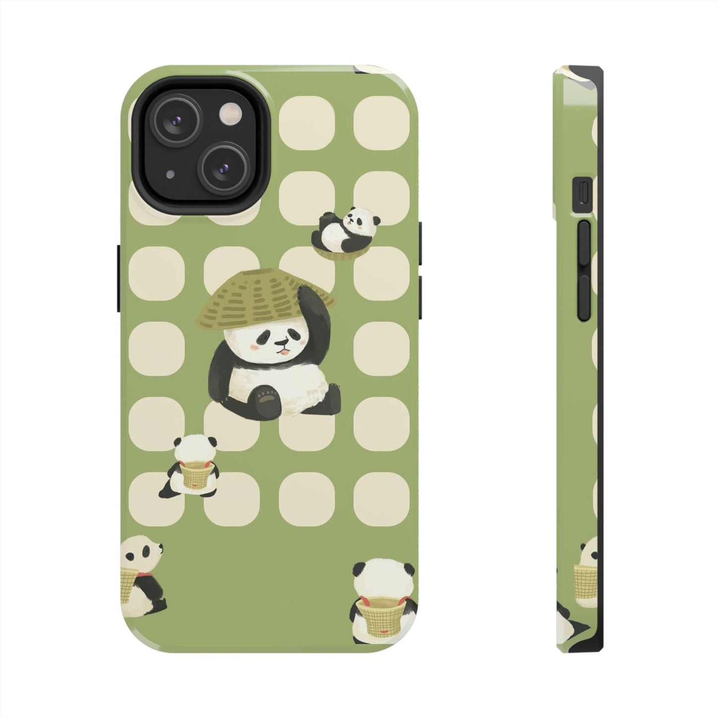 Bamboo Basket Pandas iPhone Cases - SmartHomeGoodies