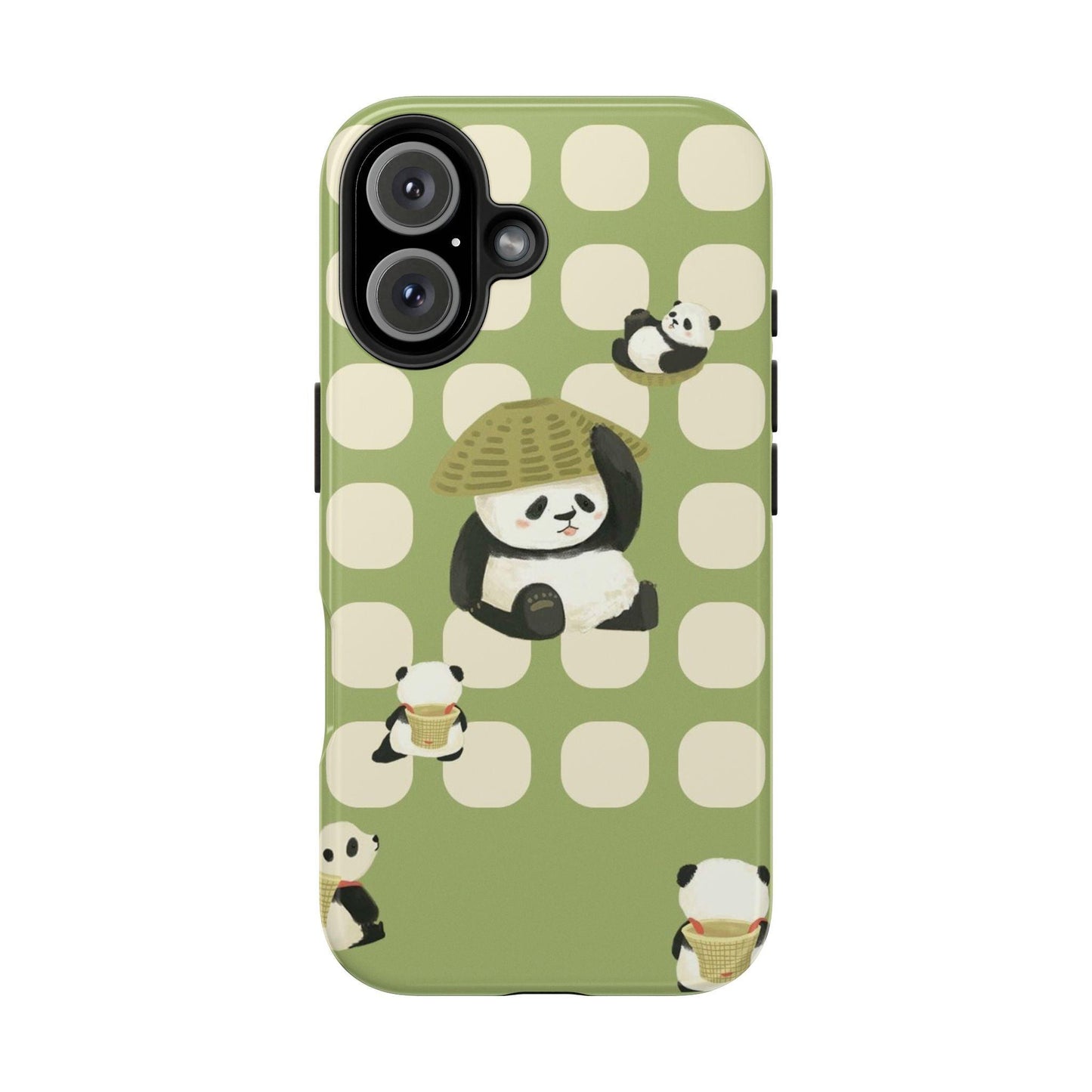 Bamboo Basket Pandas iPhone Cases - SmartHomeGoodies