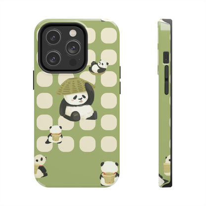 Bamboo Basket Pandas iPhone Cases - SmartHomeGoodies