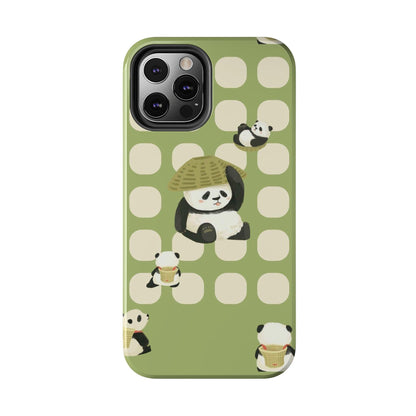 Bamboo Basket Pandas iPhone Cases - SmartHomeGoodies