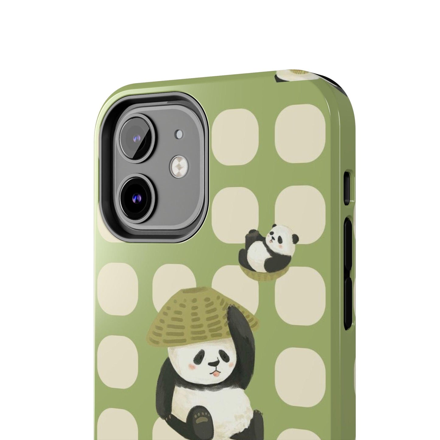 Bamboo Basket Pandas iPhone Cases - SmartHomeGoodies
