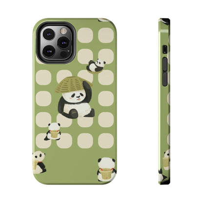 Bamboo Basket Pandas iPhone Cases - SmartHomeGoodies