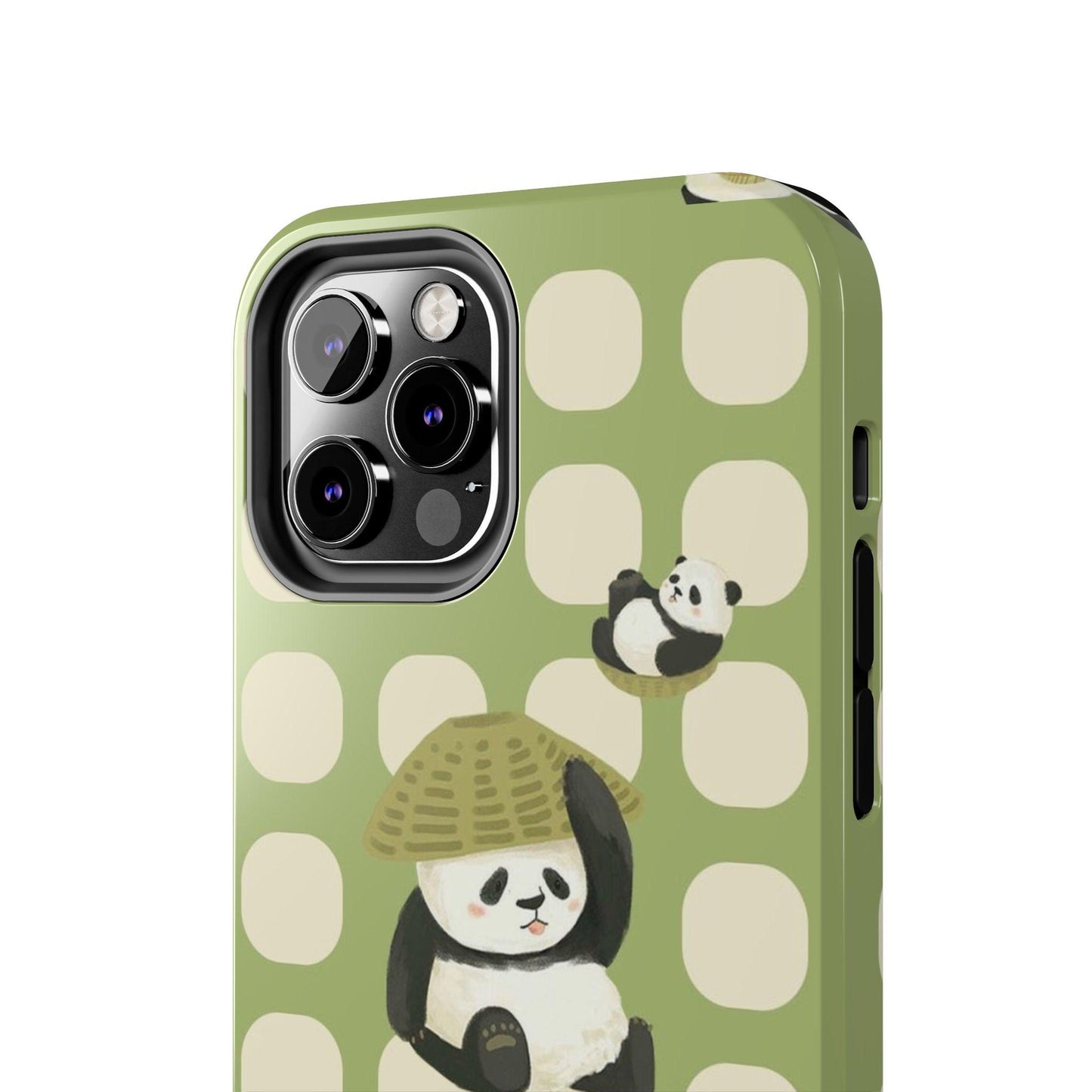 Bamboo Basket Pandas iPhone Cases - SmartHomeGoodies