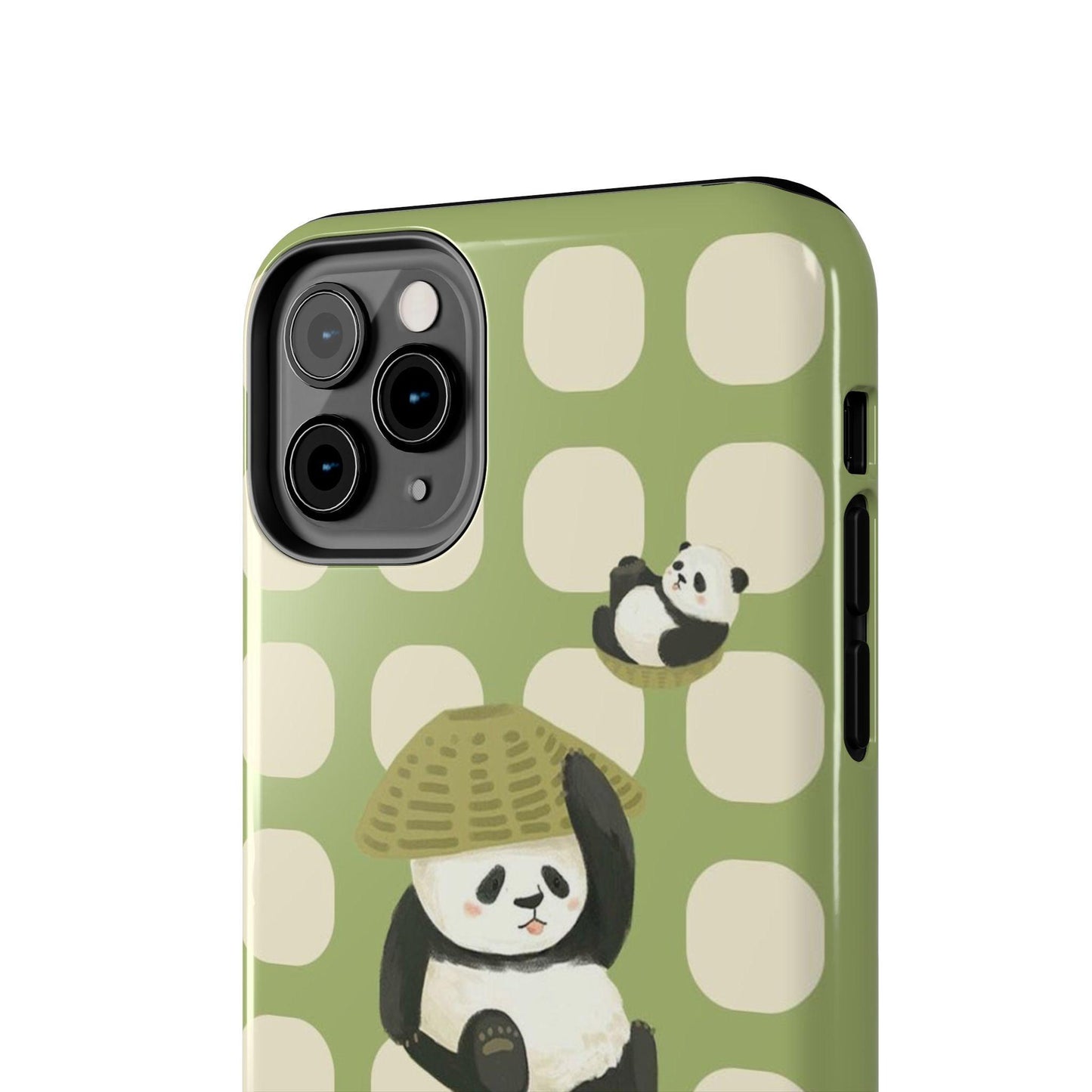 Bamboo Basket Pandas iPhone Cases - SmartHomeGoodies