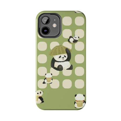Bamboo Basket Pandas iPhone Cases - SmartHomeGoodies