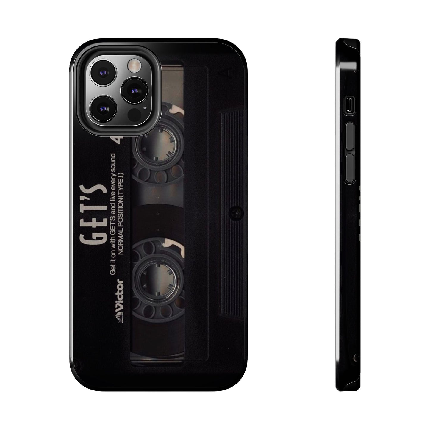 Black Cassette Tape Phone Case - SmartHomeGoodies