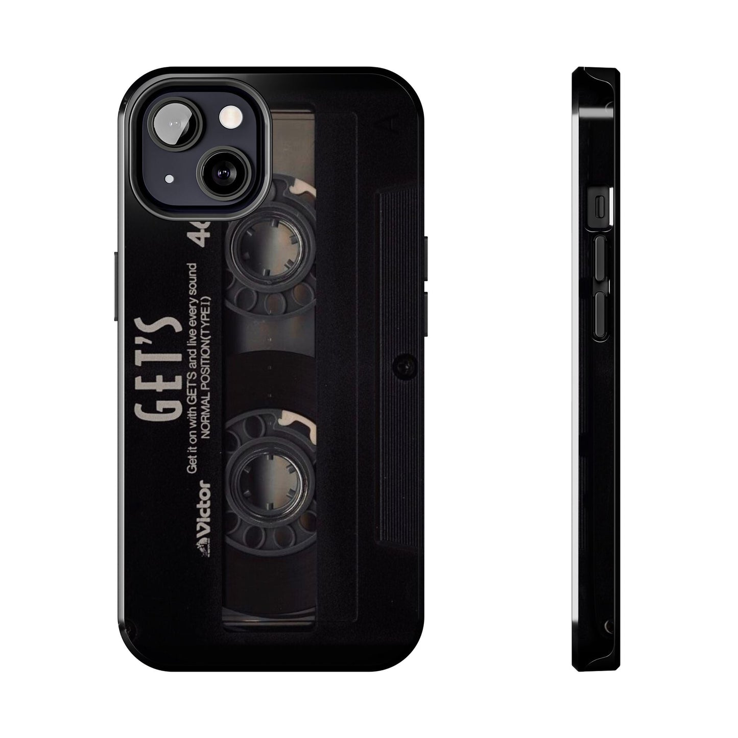 Black Cassette Tape Phone Case - SmartHomeGoodies