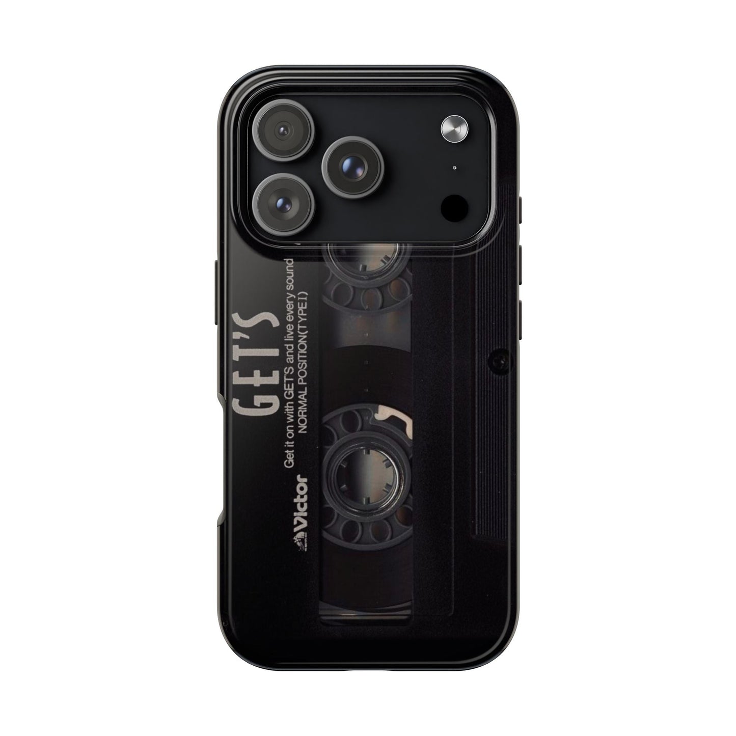 Black Cassette Tape Phone Case - SmartHomeGoodies