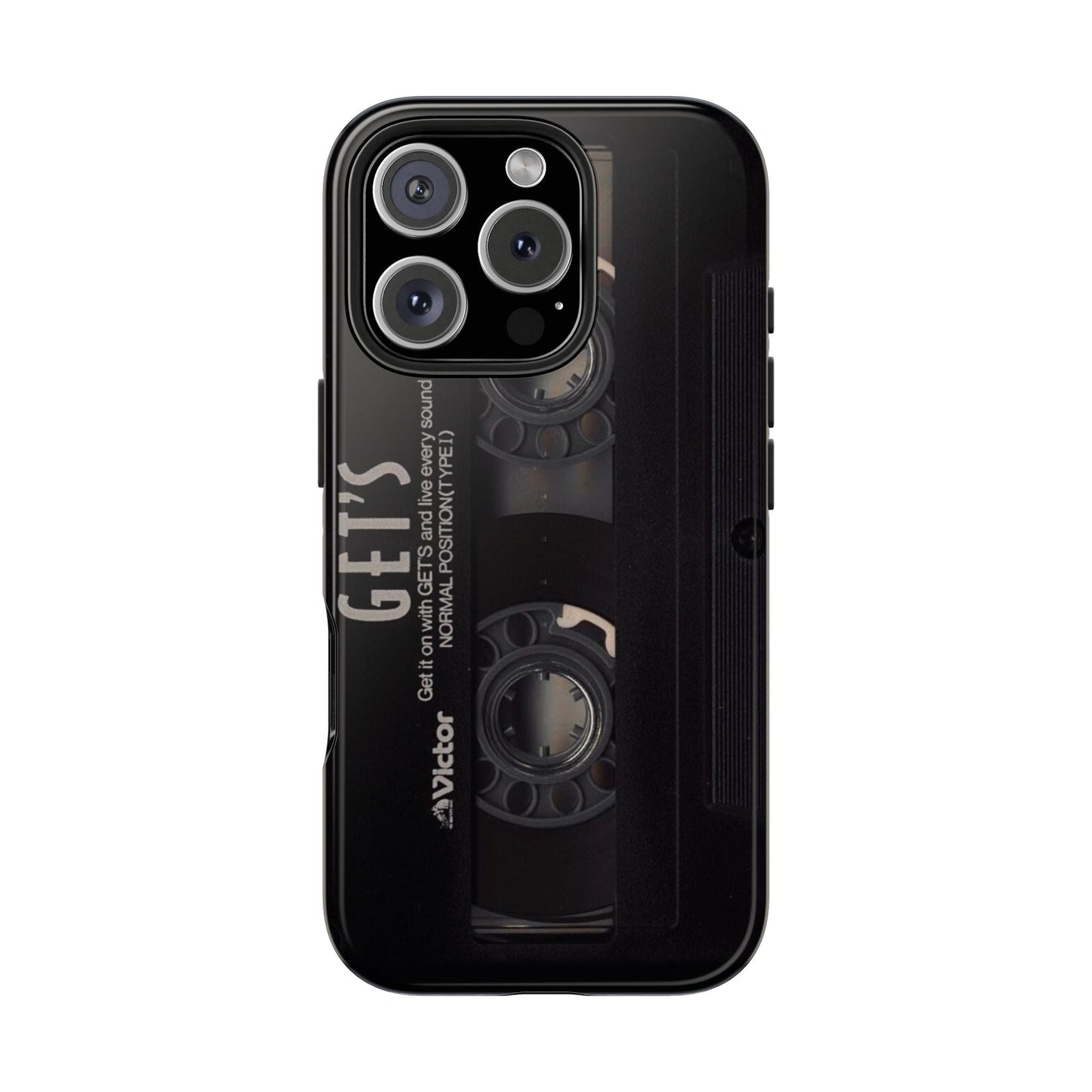 Black Cassette Tape Phone Case - SmartHomeGoodies