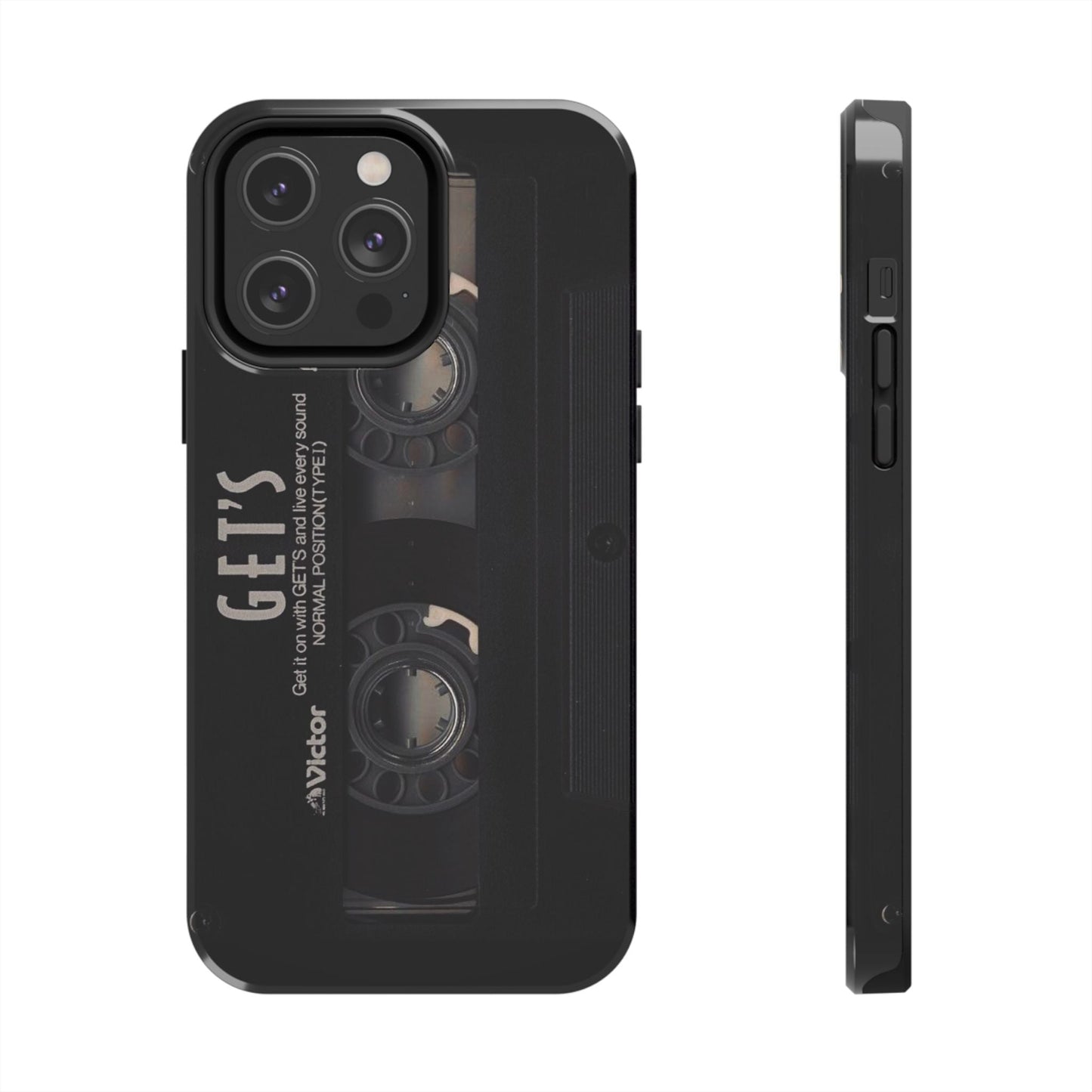Black Cassette Tape Phone Case - SmartHomeGoodies
