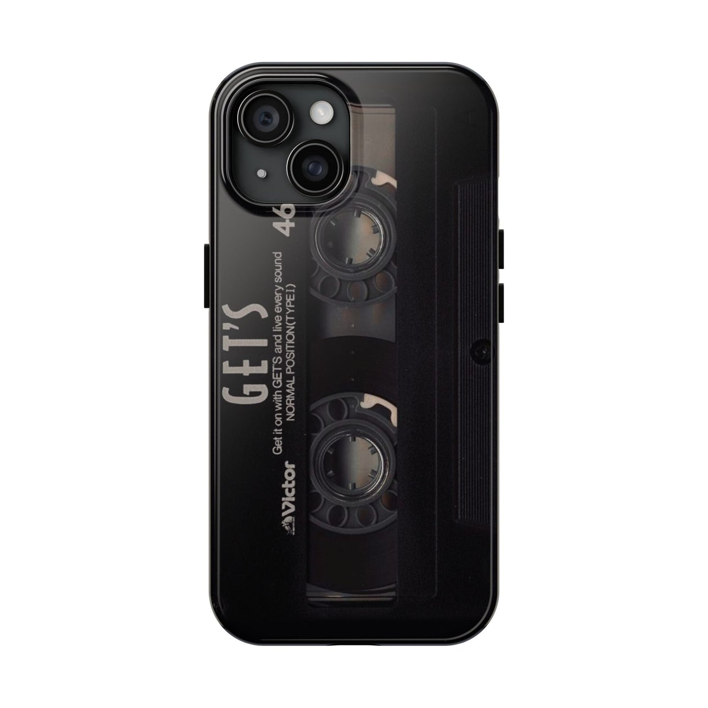 Black Cassette Tape Phone Case - SmartHomeGoodies