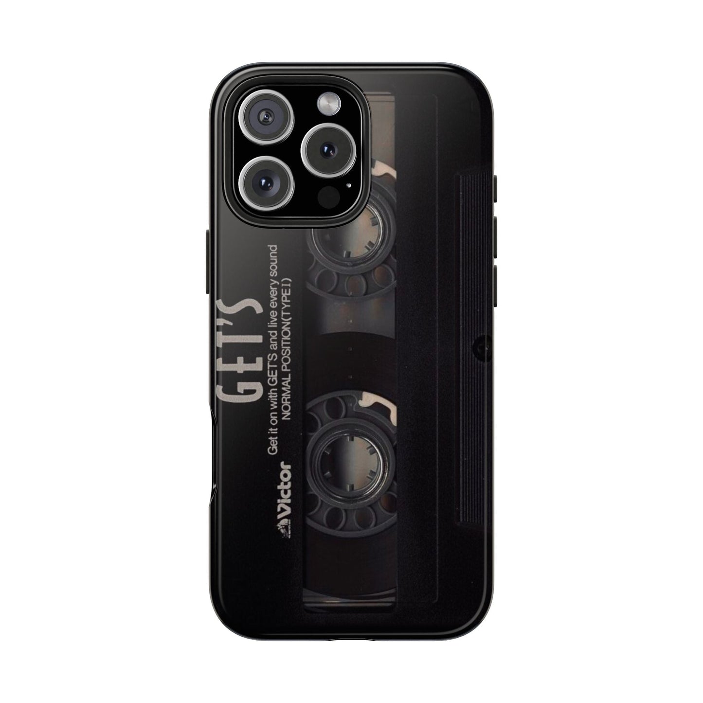 Black Cassette Tape Phone Case - SmartHomeGoodies
