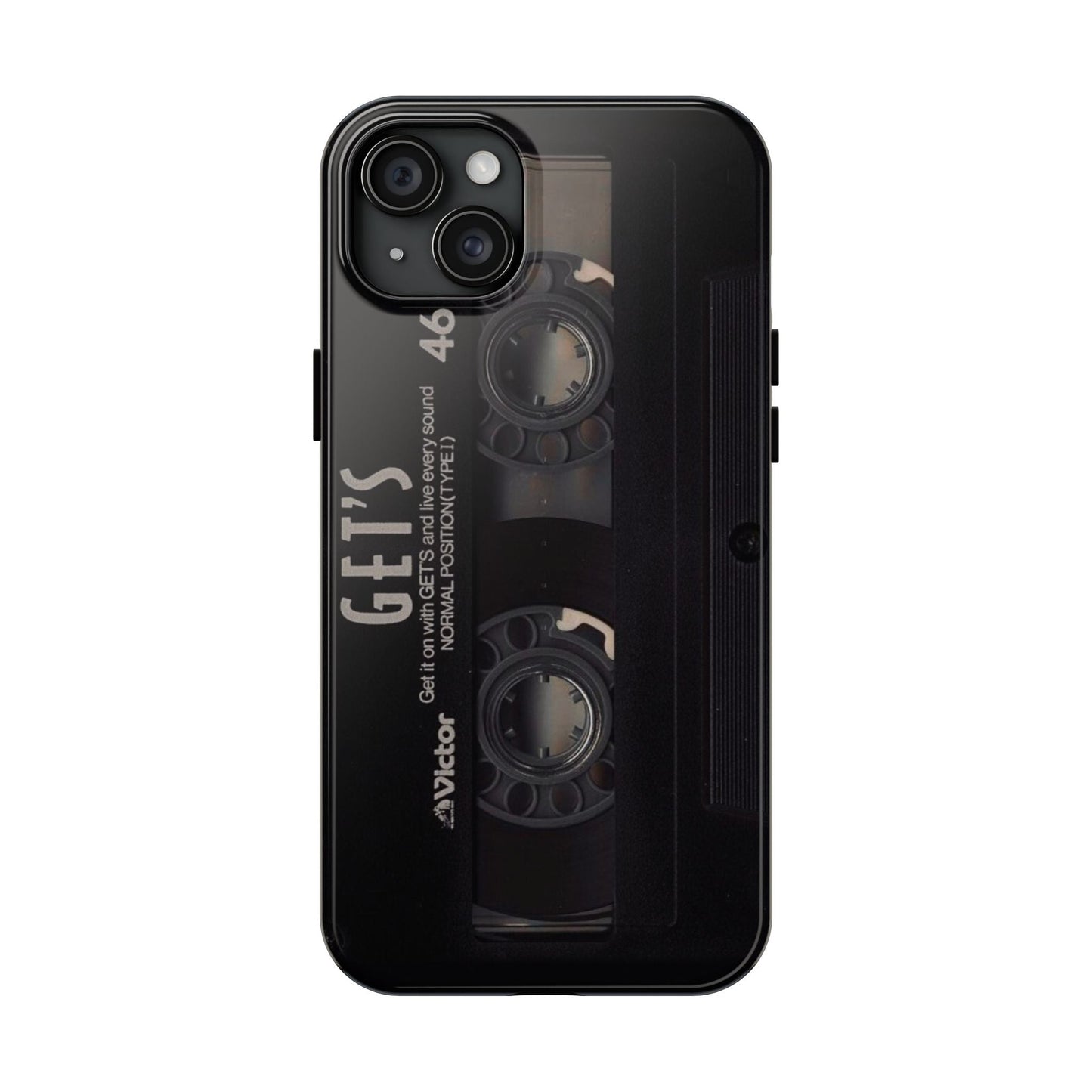 Black Cassette Tape Phone Case - SmartHomeGoodies