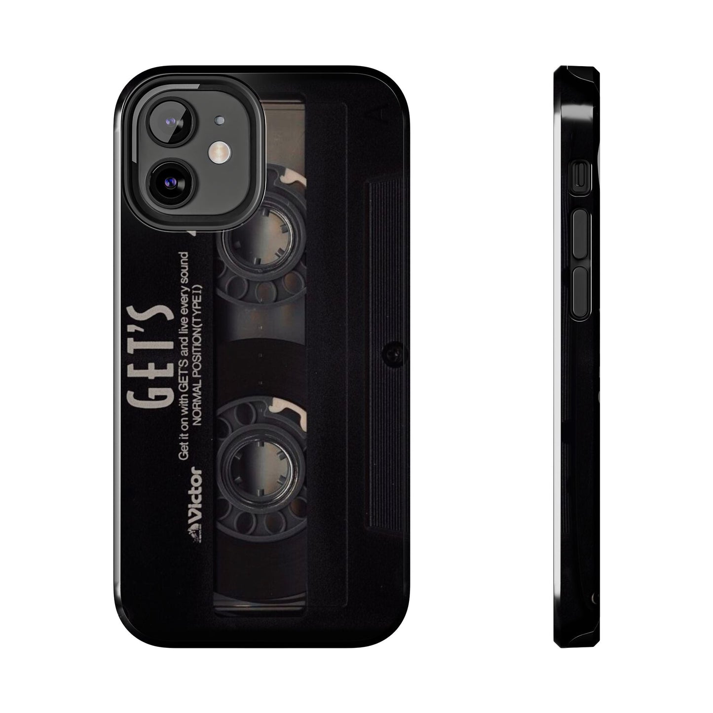 Black Cassette Tape Phone Case - SmartHomeGoodies