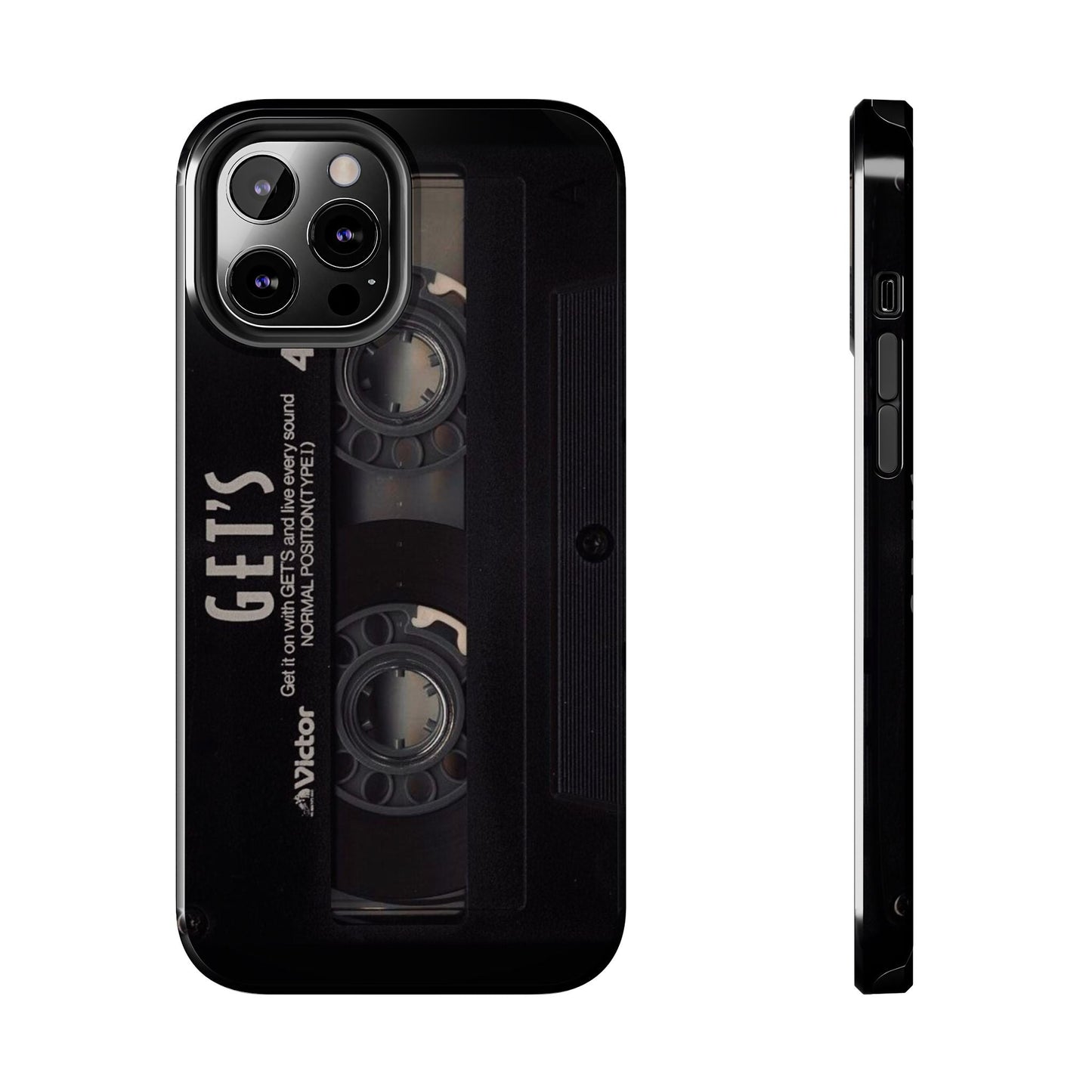 Black Cassette Tape Phone Case - SmartHomeGoodies