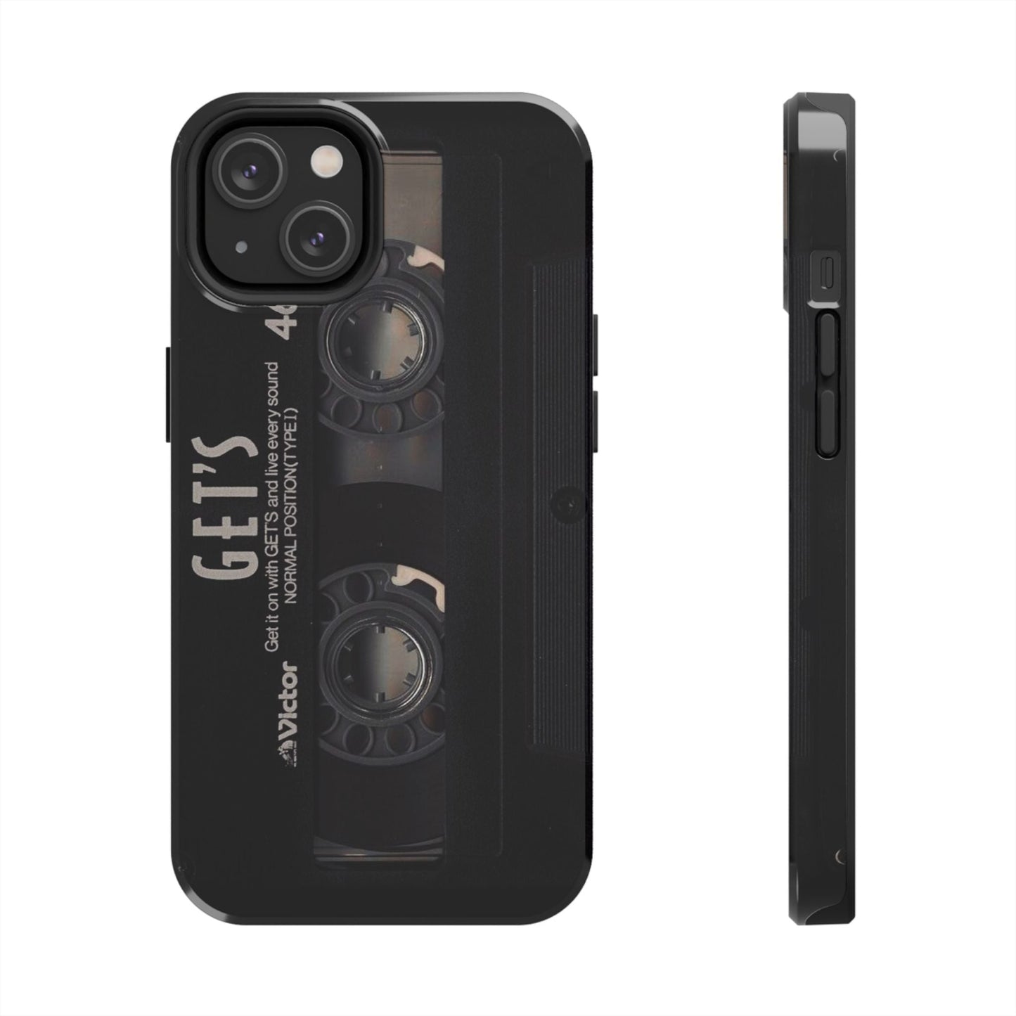 Black Cassette Tape Phone Case - SmartHomeGoodies