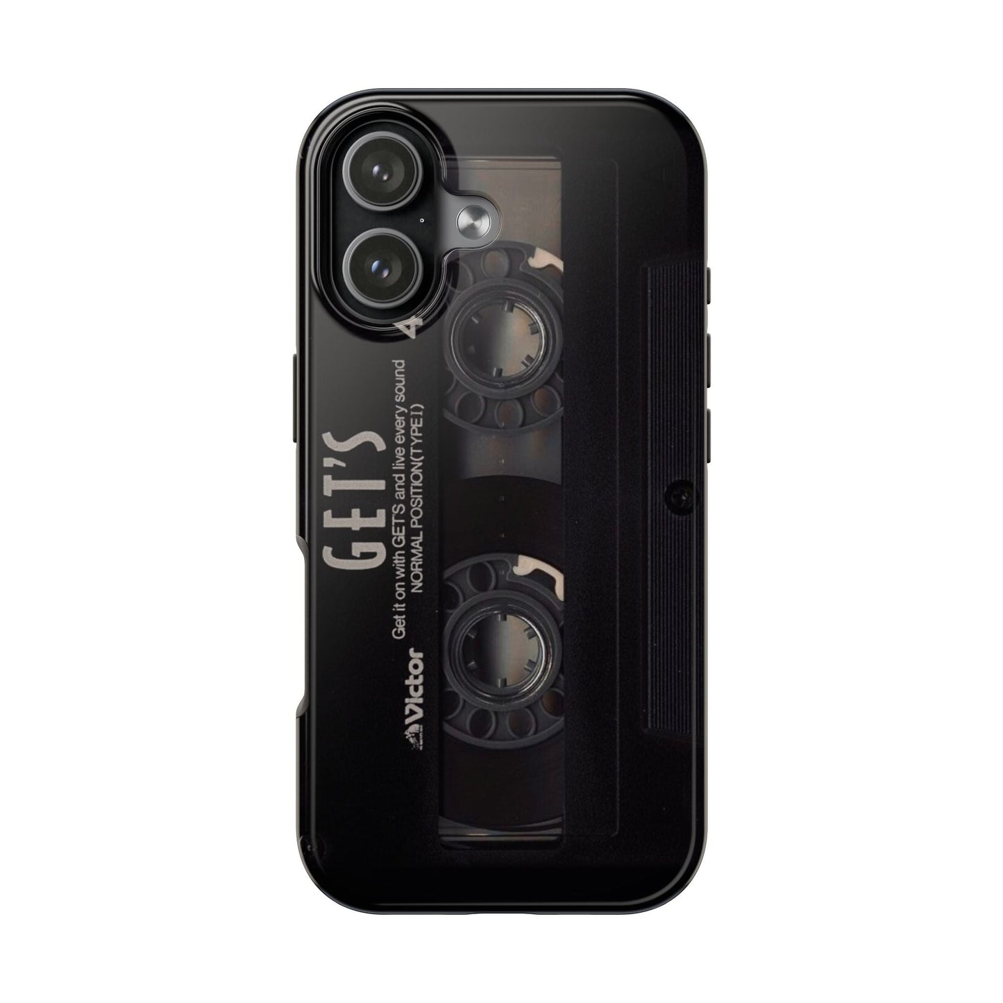 Black Cassette Tape Phone Case - SmartHomeGoodies