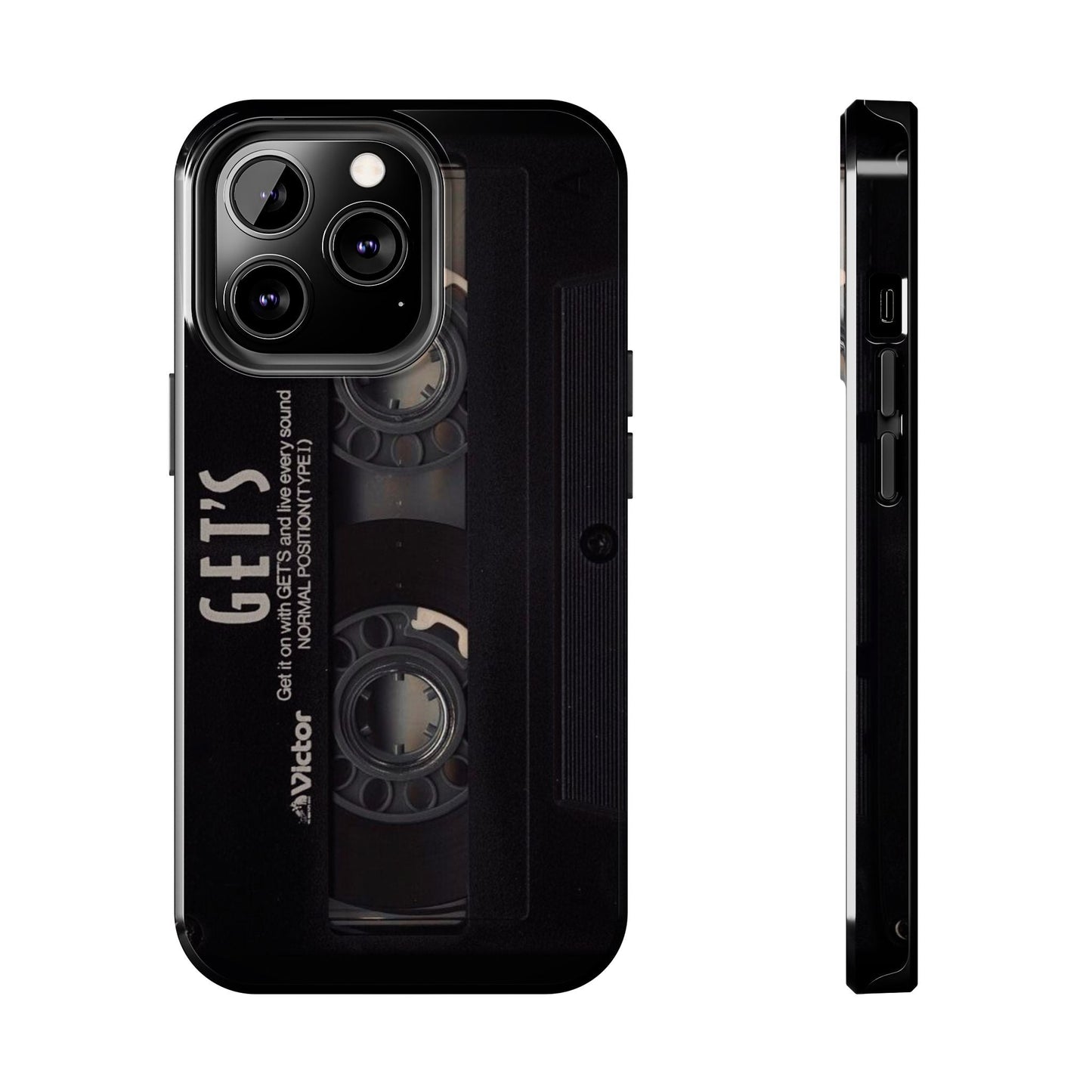 Black Cassette Tape Phone Case - SmartHomeGoodies