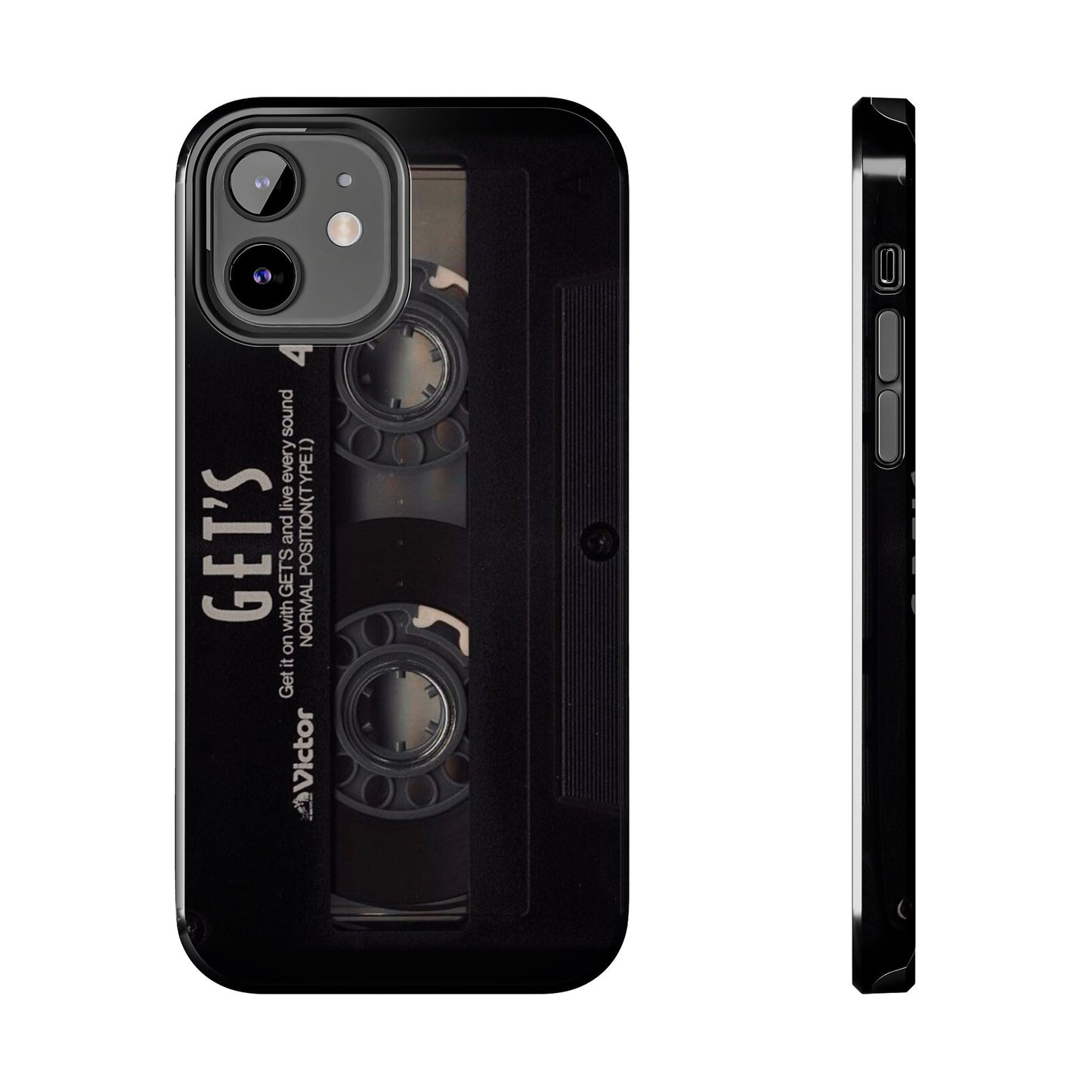 Black Cassette Tape Phone Case - SmartHomeGoodies