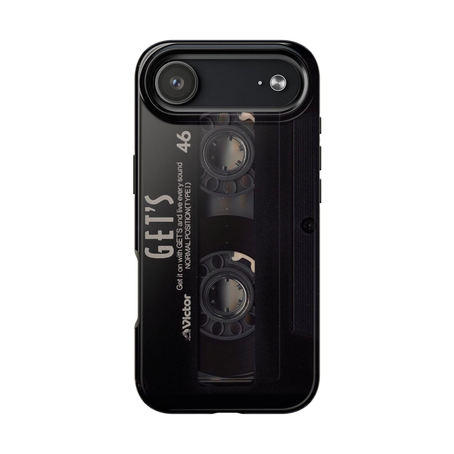 Black Cassette Tape Phone Case - SmartHomeGoodies