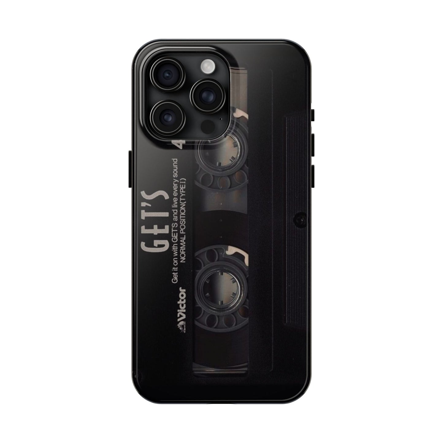 Black Cassette Tape Phone Case - SmartHomeGoodies
