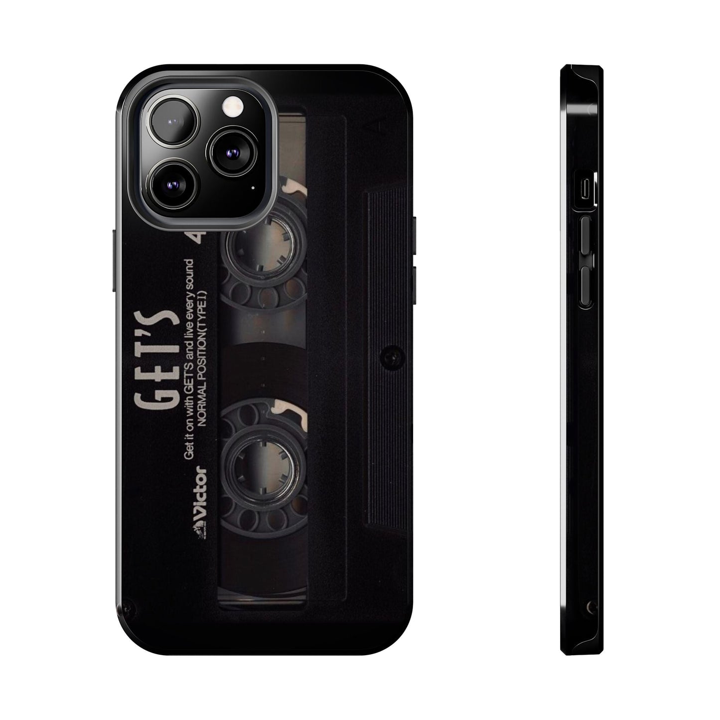 Black Cassette Tape Phone Case - SmartHomeGoodies