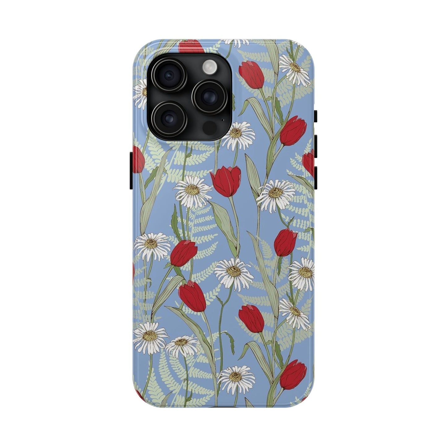 Blooms on Blue Phone Case - SmartHomeGoodies