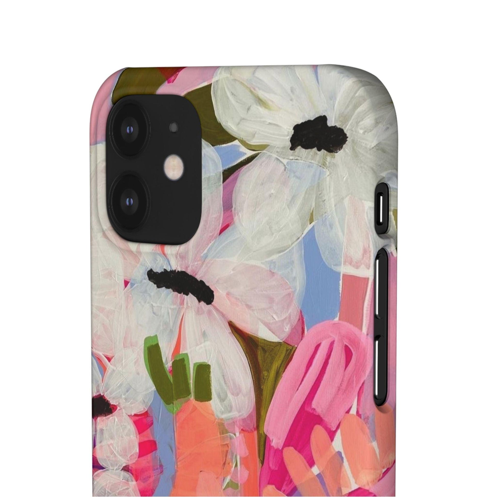 Blossoming Grace Floral Snap iPhone Cases - SmartHomeGoodies