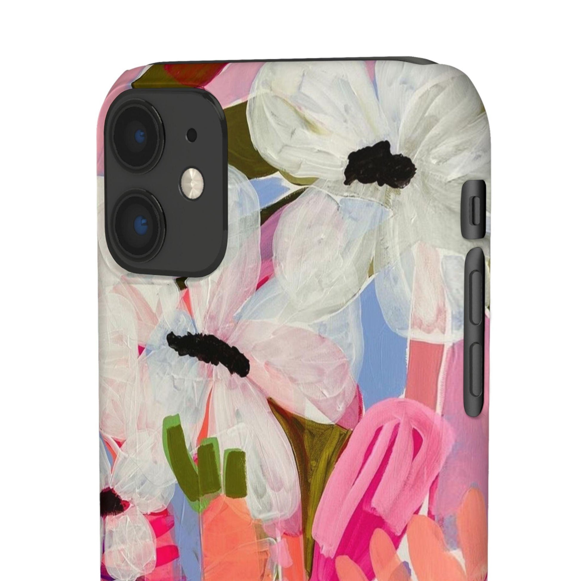 Blossoming Grace Floral Snap iPhone Cases - SmartHomeGoodies