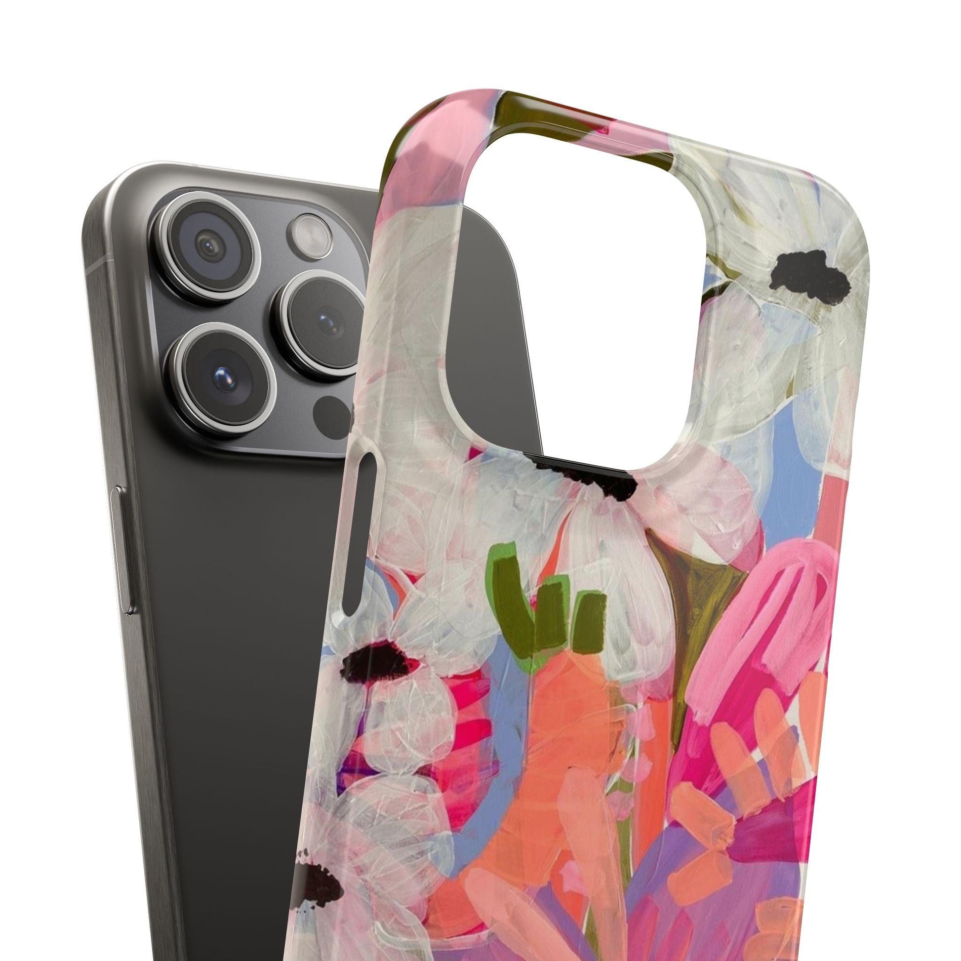 Blossoming Grace Floral Snap iPhone Cases - SmartHomeGoodies